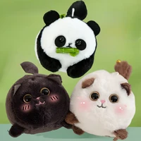 1 pc Children's toy | Drawstring wagging tail panda plush toy | Cute cat pendant toy | Suitable for holiday gifts 1