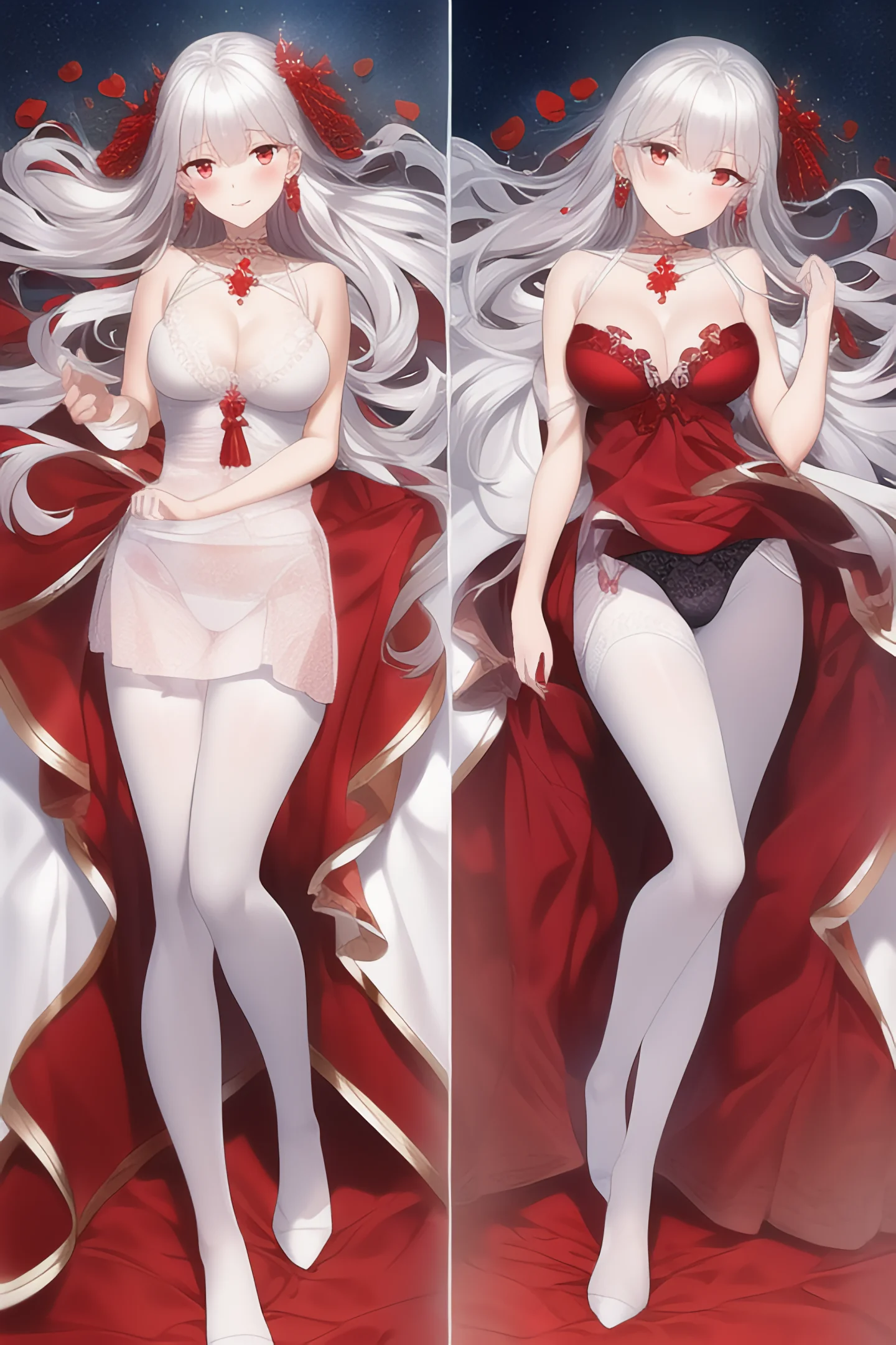 

Dakimakura Anime Case Pillow-Style Illustration Beautiful Girl Double-sided Print Life-size Body Pillow Cover