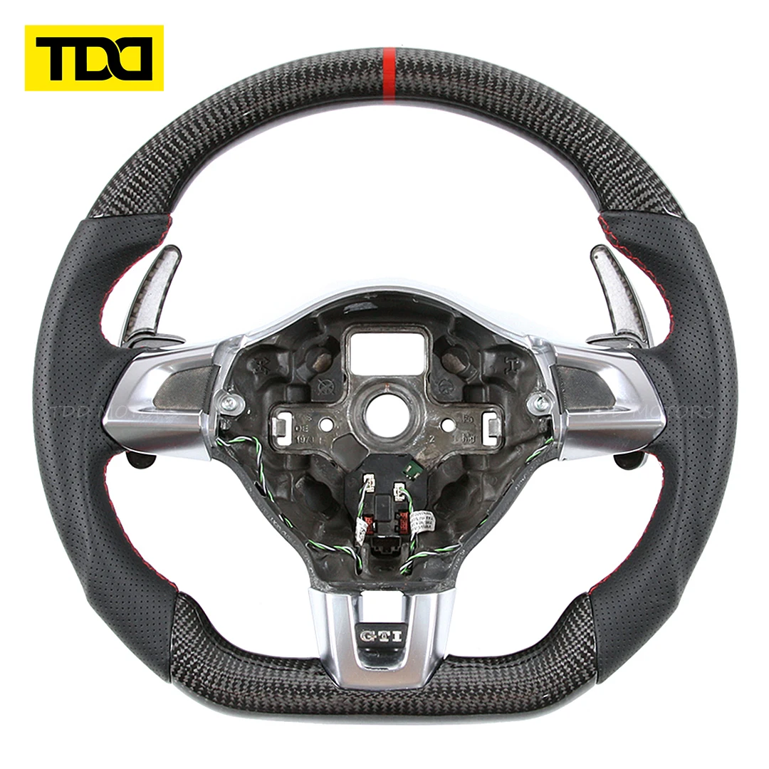 폭스바겐 골프 GTI MK6 용 TDD 탄소 섬유 스티어링 휠 코어