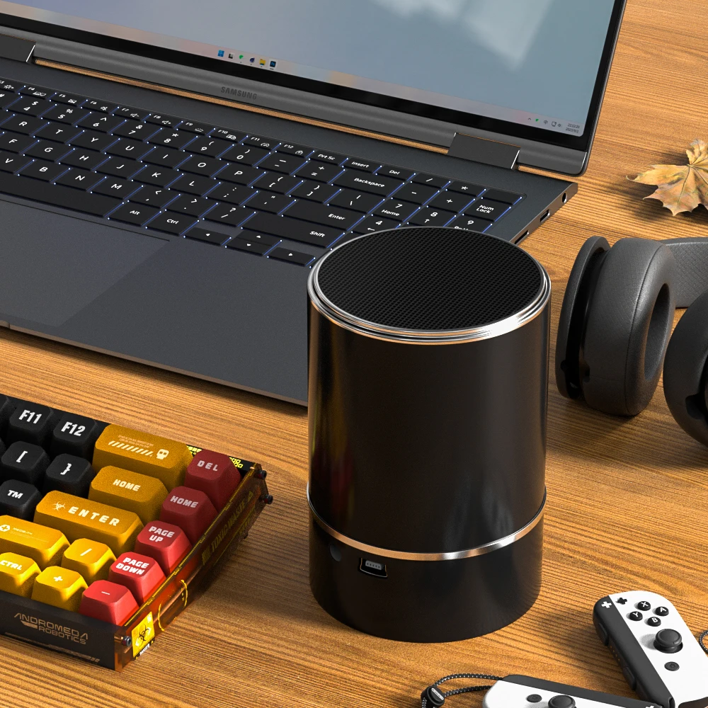 Mini Bluetooth speakers Portable Digital Recorder Card 32GB for Meeting Business Professional Audio Sound