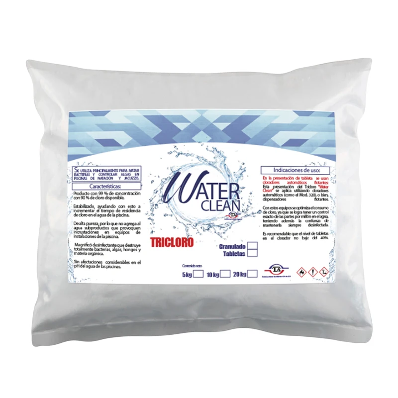 TRICLORO TABLETAS 5KG, Piscina Limpia
