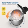 Electric Tea Kettle - CACHOO 1.7L Stainless Steel Electric Kettle with LED Indicator, Fast Boil Hot Water Boiler 6