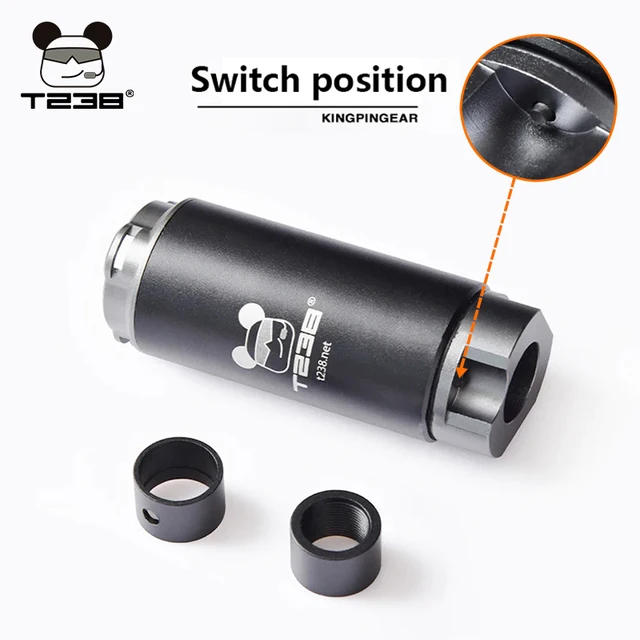 T238 Tracer Unit for BB/NERF/Gel Ball Blasters Airsoft Paintball Tracer Unit with Fluorescence Spitfire Effect Toy Accessories 4