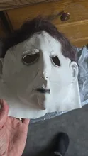 Maschera Michael Myers Halloween - Testa Intera In Lattice Con Capelli, Modello 1978, Per Adulti, Taglia Unica - Foto 3