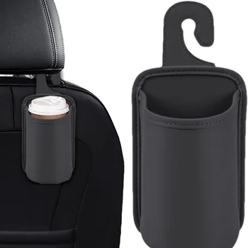 Portabevande per Portiera Auto, Porta Cellulare con Portabevande, Borse Portaoggetti per Auto, Borse Portaoggetti da Viaggio per Auto con Maniglia