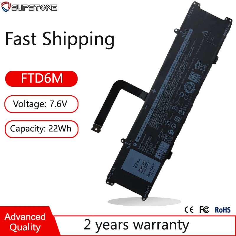 Dell 7285 Keyboard Battery Battery Dell Latitude 7285 Laptop Battery Ftd6m Battery