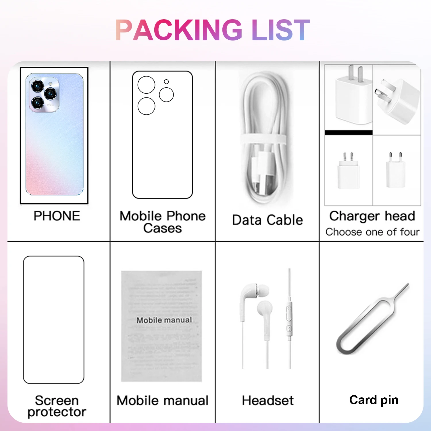 6.8 HD 안드로이드 휴대폰, 언락 4G, 5G, 듀얼 SIM 카드, 8000mAh, 16GB, 1TB, 50MP, 108MP 셀룰러, 인기 스마트폰, 40 프로