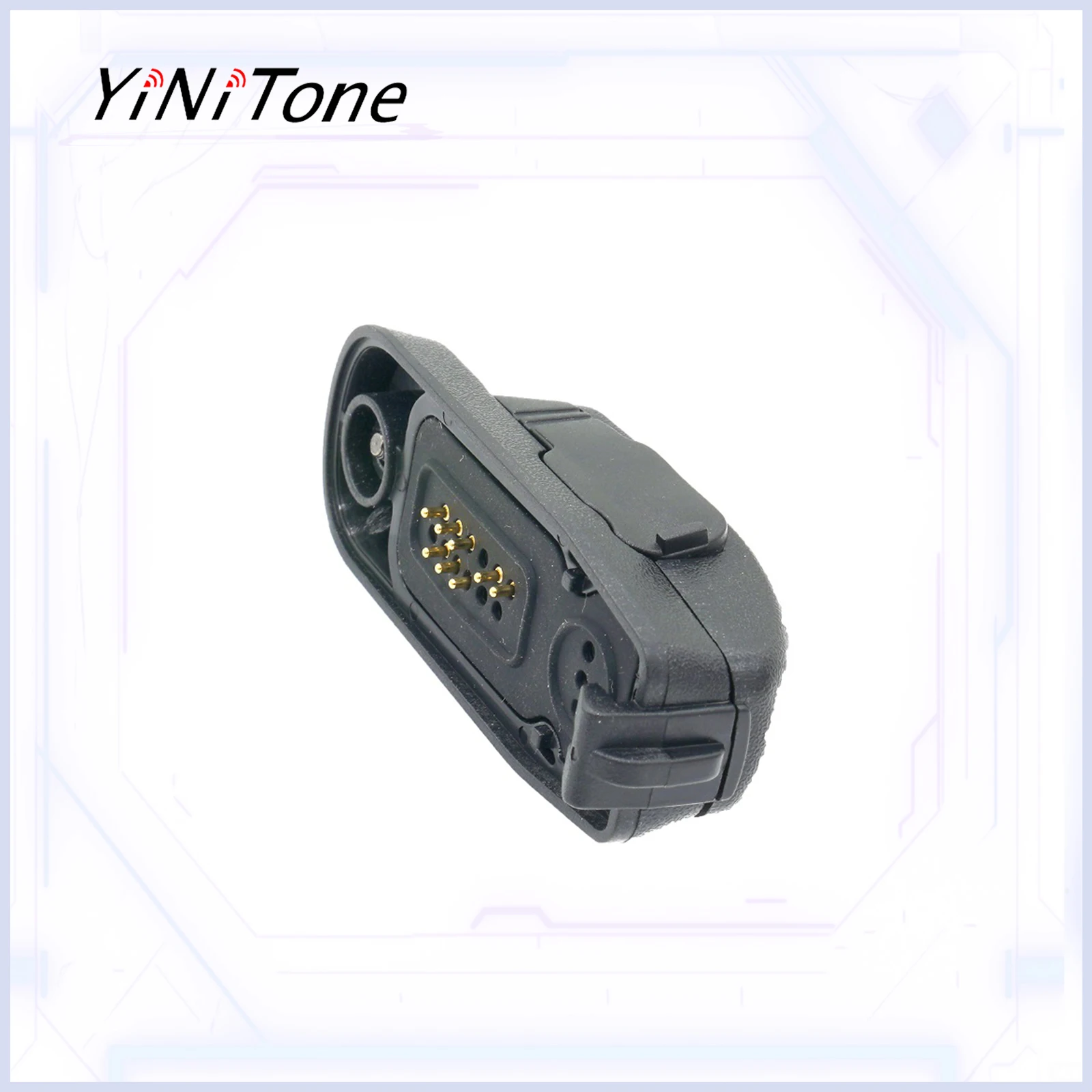 Walkie Talkie Accessorie Converter for Motorola XIR P8268 P8200 APX6000 XPR6300 DP4800 DP3400 MTP6550 Headset Mic Audio Adapter