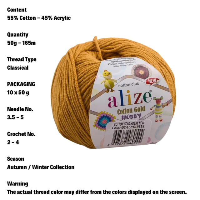 Alize Cotton Gold Yarn