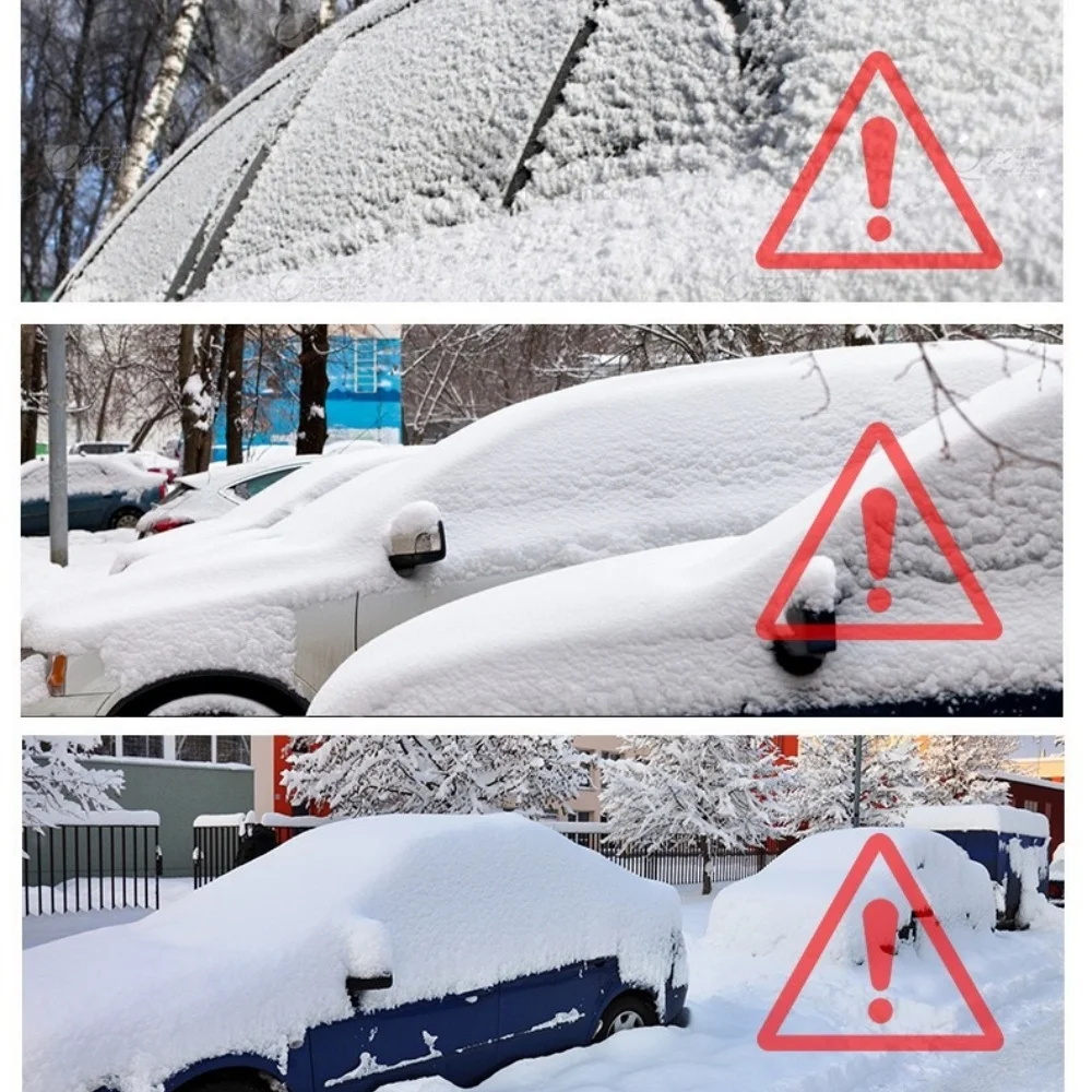 실리콘 자동차 제빙기, 자동차 얼음삽, 눈삽, 부드러운 손잡이 얼음 긁개, 겨울 청소 긁개, 부드러운 미끄럼 방지 손잡이