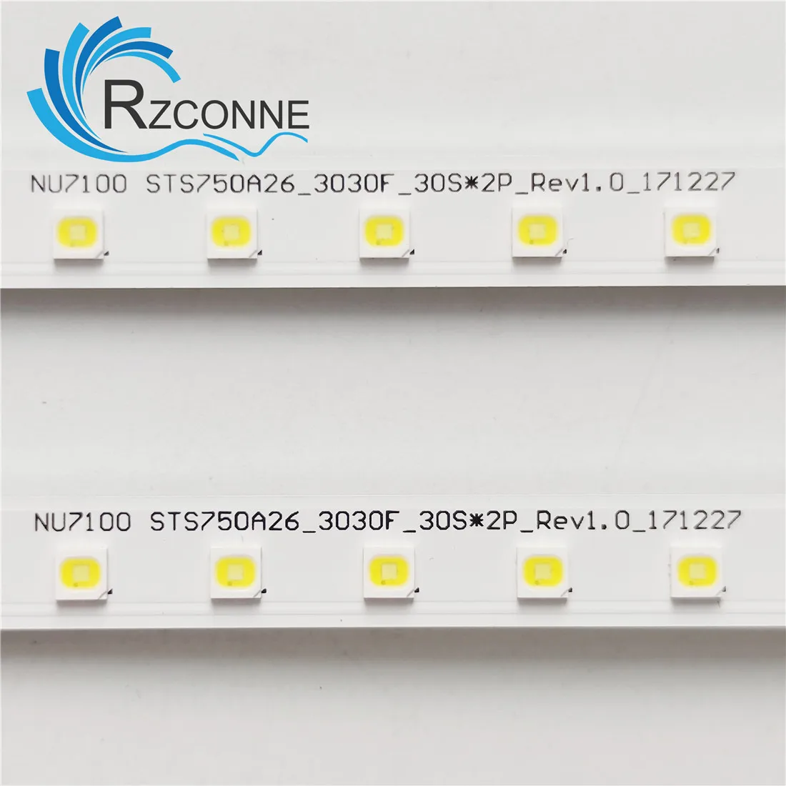 Original Led Backlight Tira Lâmpada para Ue75ru7025 60 Nu7100 Sts750a26 V8n1750sm0-r0 Un75nu7100fx Un75nu6900f Cy-nn075hgxv1b - Imagem 2