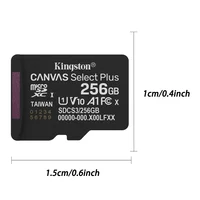 Original Kingston Micro SD Card U3 V30 A2 128Gb 256Gb 512Gb MicroSD Card 64G 1T Adapter Max 150Mb Flash TF Card UAV Camera Phone 6