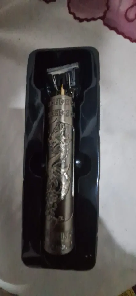 Máquina De Cortar Cabelo Parágrafo Barba Masculina Designer Aleatório Elétrico Profissional photo review