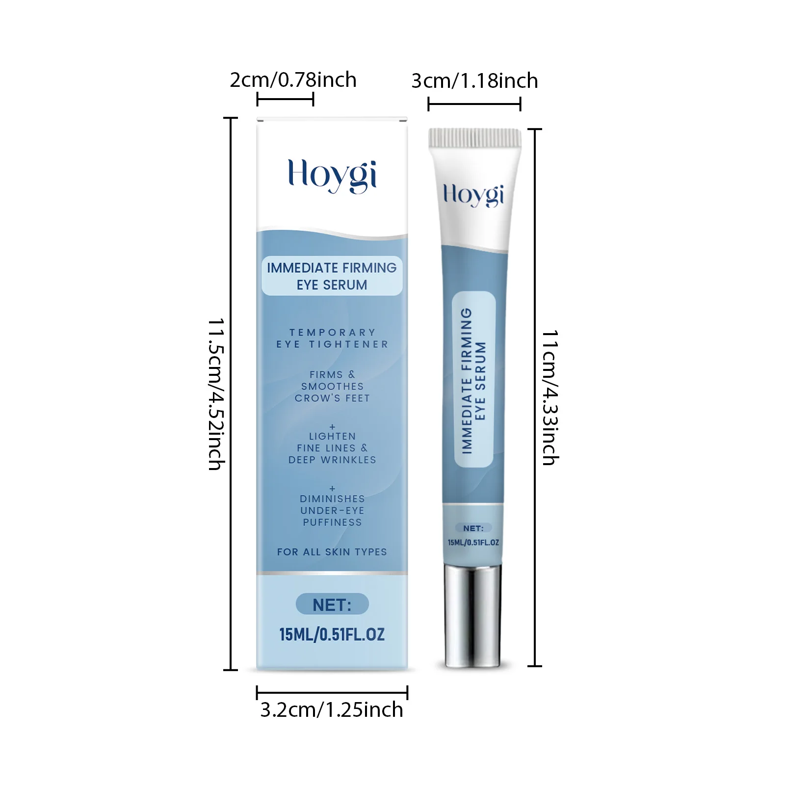 Hoygi Eye Cream Deep Hydrating Remove Dark Circles Enhance Skin Elasticity Massage Softening Smoothing Eye Skin Care Cream