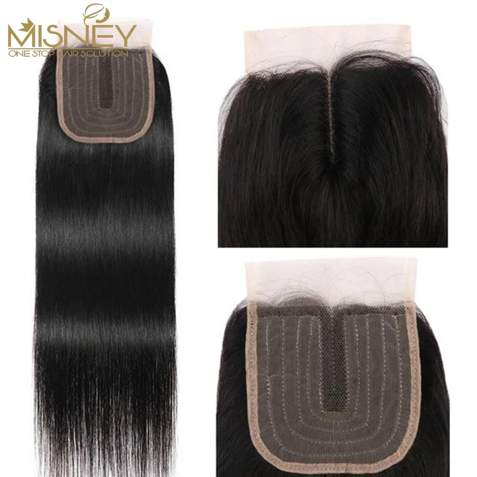 Straight Hair Lace Closure 4x1 T Middle Part Transparent Lace Closure Brazilian Human Hair Swiss Deep Curly human hair closure human hair lace product
