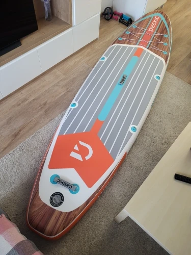 DIXERO Waterproof Inflatable Paddle Board 11''x33''x6''Adult Standing Style Aquatic With Kayak Accessories Fishing SUP Board photo review