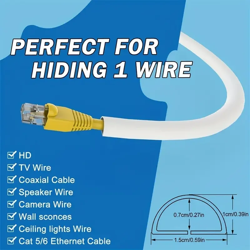 Self-Adhesive PVC Cable Protection Strip - Insulation & Wear-Resistant Cord Cover