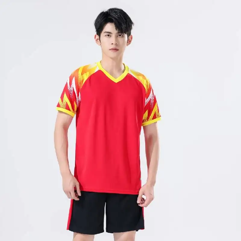 Couple Tennis T-Shirt Men Women Kid Two Piece Suits Volleyball Pingpong Footbal Basketball Sports Outfit Quick Dry Breathable
