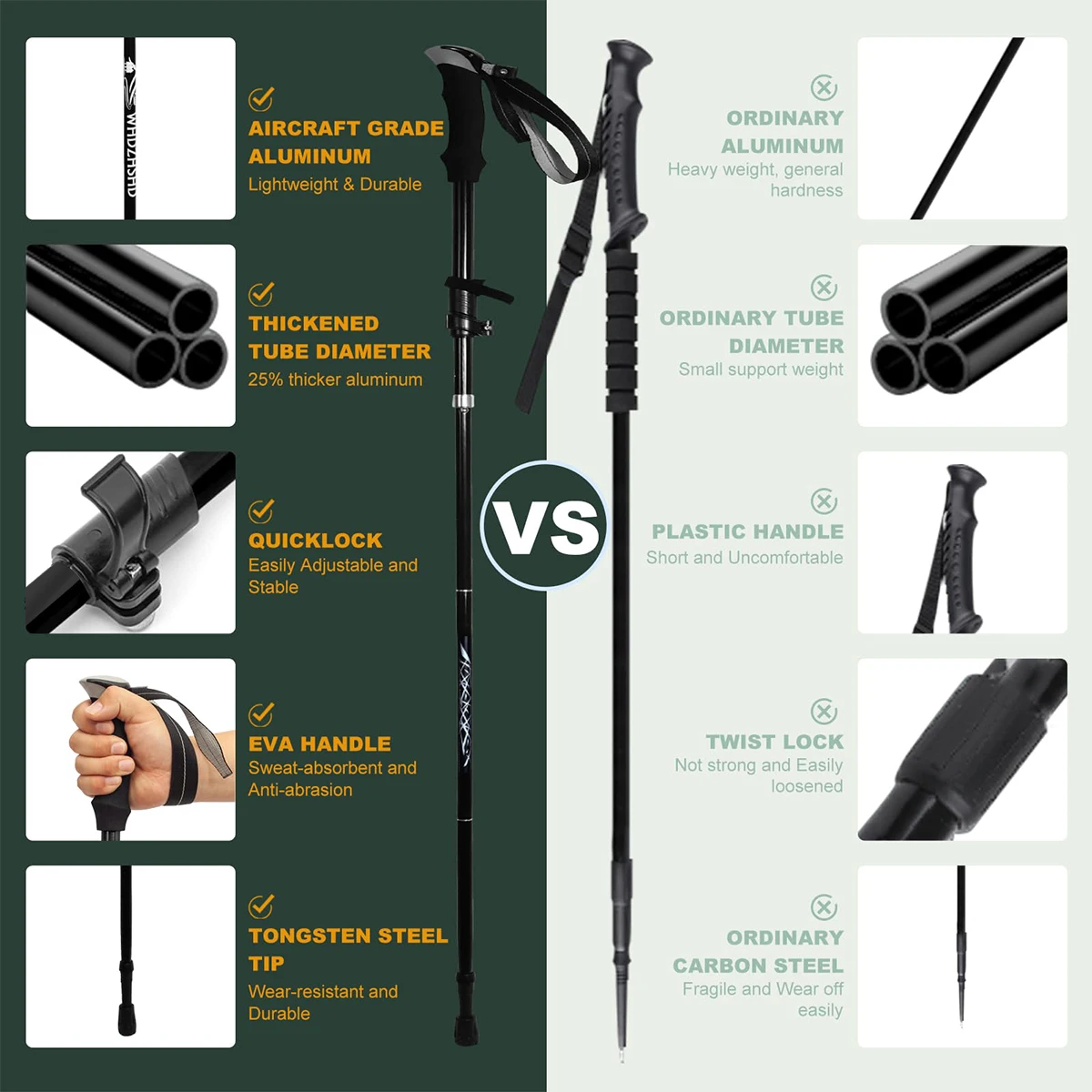 Folding Trekking Pole 3