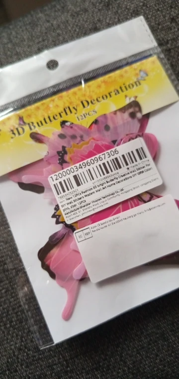 Luminous 3D Butterfly Wall Sticker photo review