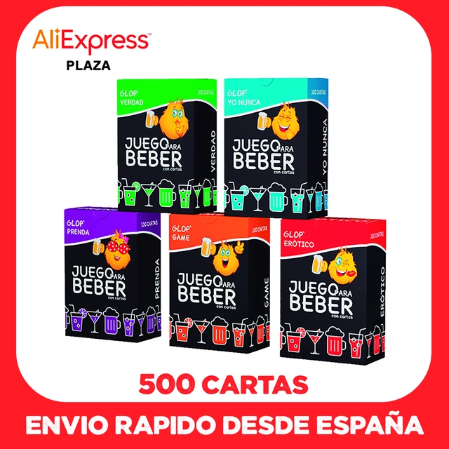 Jogos Divertidos para Beber Com Cartas, Jogo Memorável para Festas Com  Bebidas para Adultos 125 Peças Com Cartão de Instruções para Bar