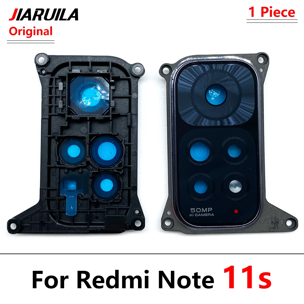 후면 카메라 유리 렌즈, 프레임 거치대 교체 부품, Redmi Note 10S 10 Pro Note 11s 카메라 유리, 신제품