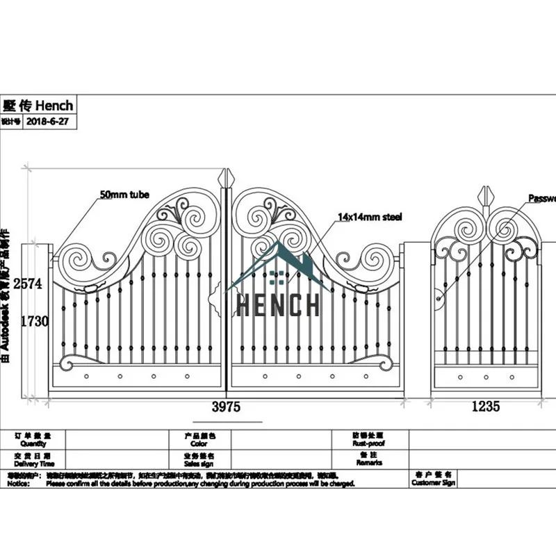 Fancy Driveway Wrought Iron Gates Design For Home China Manufacturers Suppliers 3