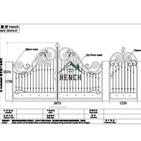 Villa Driveway Wrought Iron Gates Design For Home China Manufacturers Suppliers 1