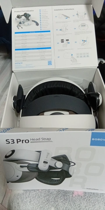 BOBOVR S3 Pro 10000mAh Battery Head Strap for Meta Quest 3/Quest