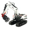 HUINA 1594 RC Excavators for Adults 1:14 Scale Professional Digger Construction Vehicle Hobby Gift RC Tractor Crawler Toy Lights 5