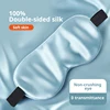 Sleep Light Blocking Eye Mask and Gel Cold Ice Pack Double-Sided Ice Silk Warm Cool Sleep Eye Mask for Travel Sleeping 2