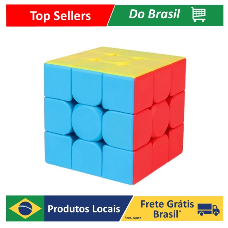 Cubo Magico 3x3x3 Profissional Moyu Black Lubrificado Original