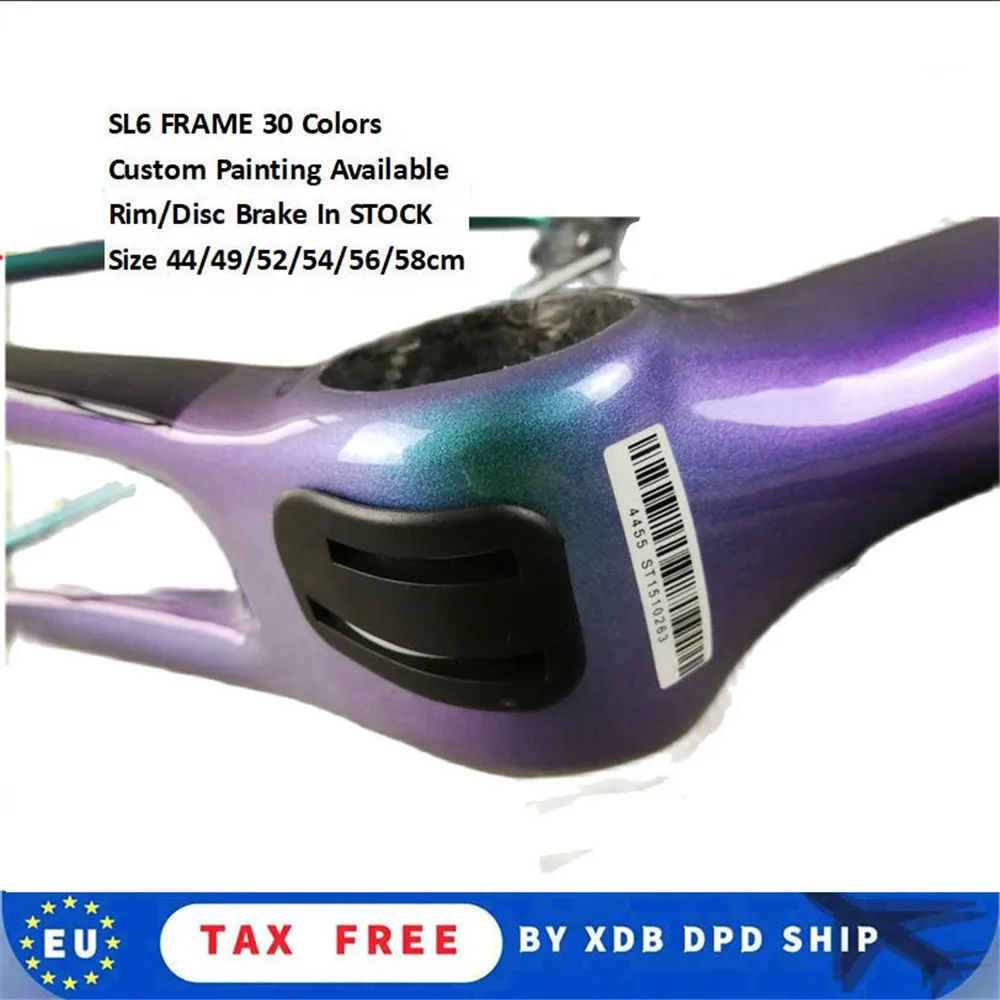 T1000 Chameleon Sl6 Carbon Fiets Frameset Velg Remschijf F14 Road