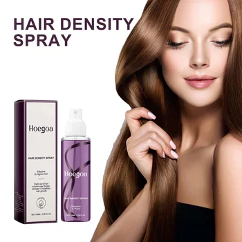 Hoegoa Hair Density Spray Effective Regrow Hair for Women & Men Saw Thicker Stronger Hair Growth Nourishing Hair Care Spray 1