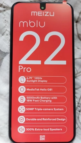 mblu 22 Pro 6.79インチ 120Hz World Premiere Global Version Meizu Mblu 22 Pro Smartphone 50MP