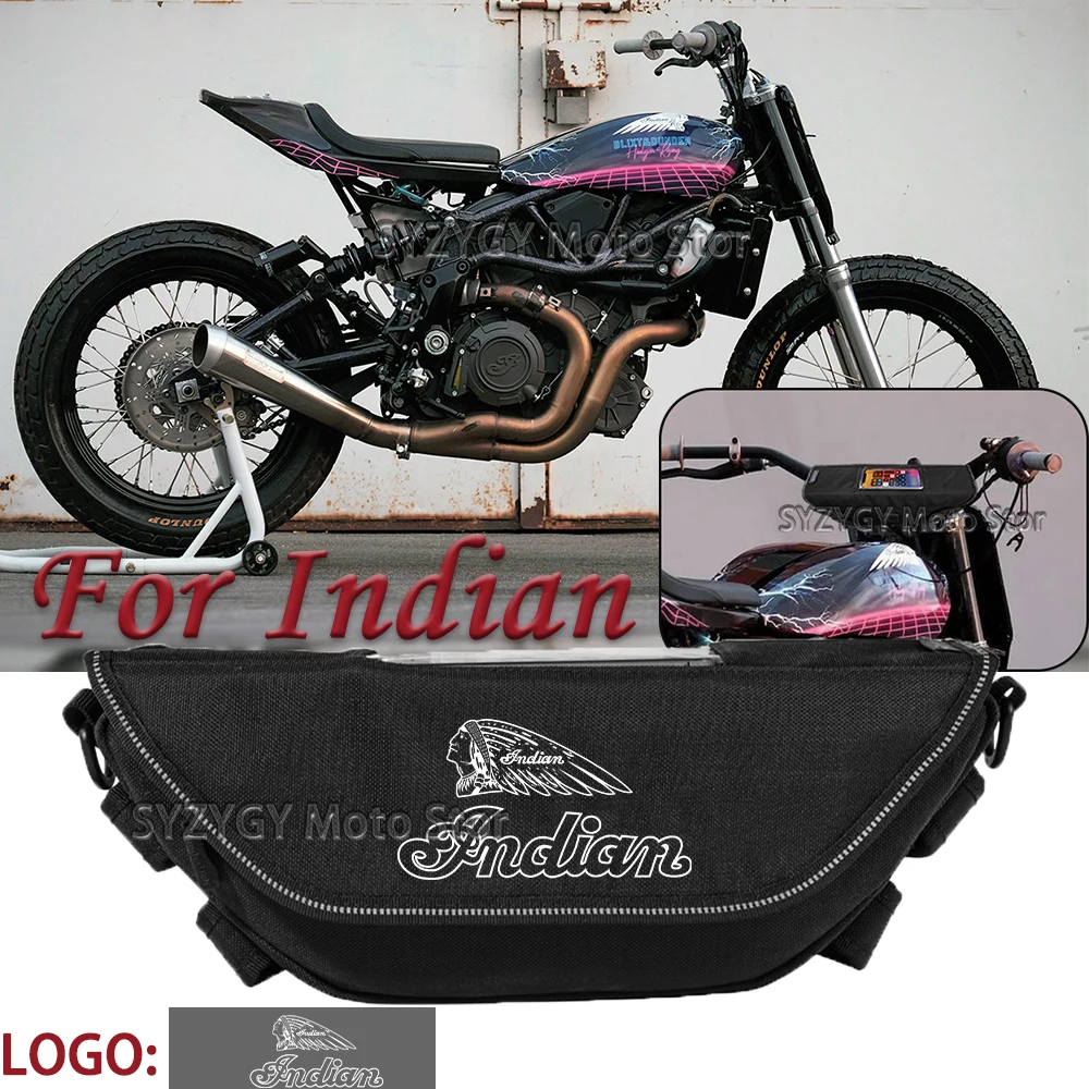 

For Indian Rally Chief Vintage Scout Motorcycle accessories tools bag Waterproof And Dustproof Convenient travel handlebar bag