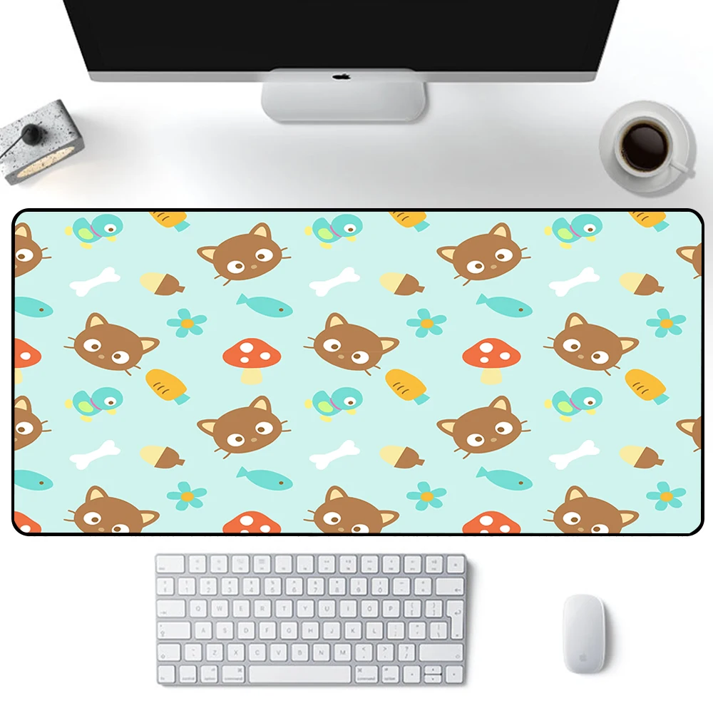 Cute Chococat Gaming Mouse Pad Large Mouse Pad PC Gamer Computer Mouse Mat  Big Mousepad XXL