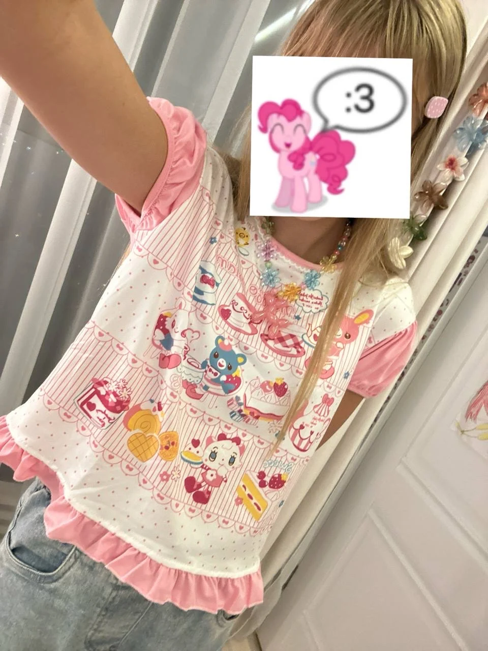 Kawaii Cake Shop Tee - Sweet Lolita Aesthetic photo review