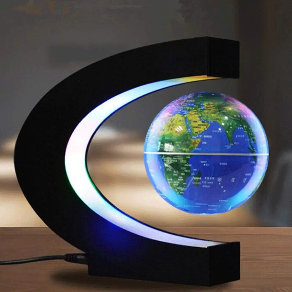 

LED Magnetic Levitation Floating World Map Globe Light Anti Gravity Magnetic Ball Christmas Home Office Decoration AU US EU UK