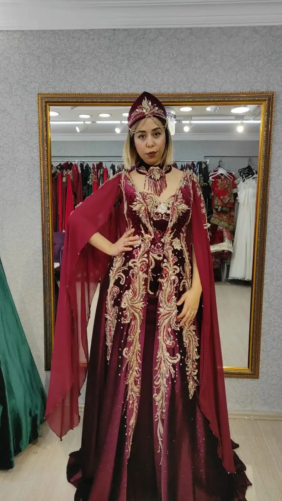 

Mermaid Kaftan For Henna Party Ottoman Henna Kaftan Model