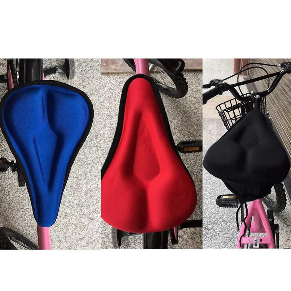 Coprisedile Bici In Schiuma E Gel Extra Largo | Cuscino Imbottito Per Sella Dolorante | Adatto A Cyclette E Bici