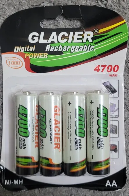 4 Pilha AA Recarregavel 4700mAh - Neverdie Store photo review