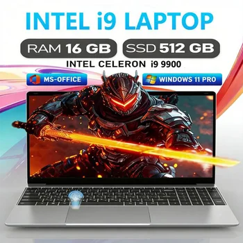 Portable Notebook Windows 11 Pro Intel Core i9-9900 15.6“Laptop Computer HD Screen 16GB RAM 1TB 2TB SSD  laptops PC