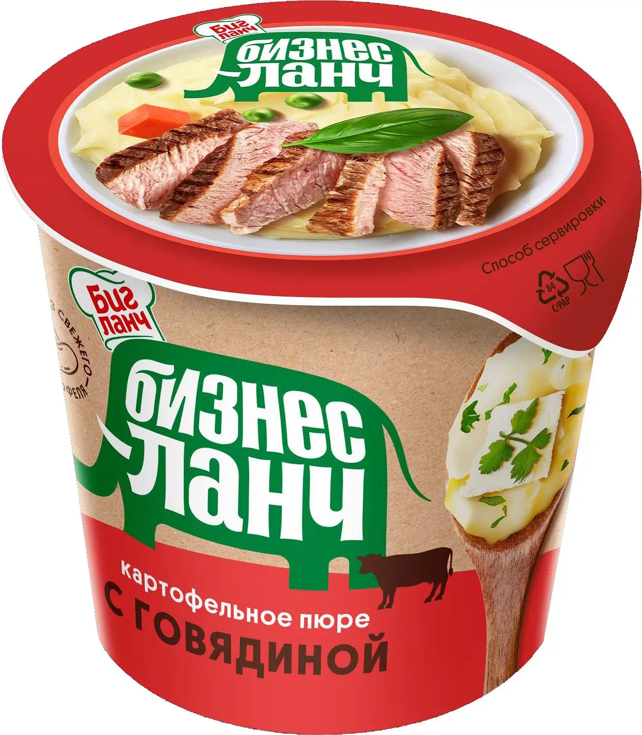Упаковка из 24 штук Пюре картофельное
