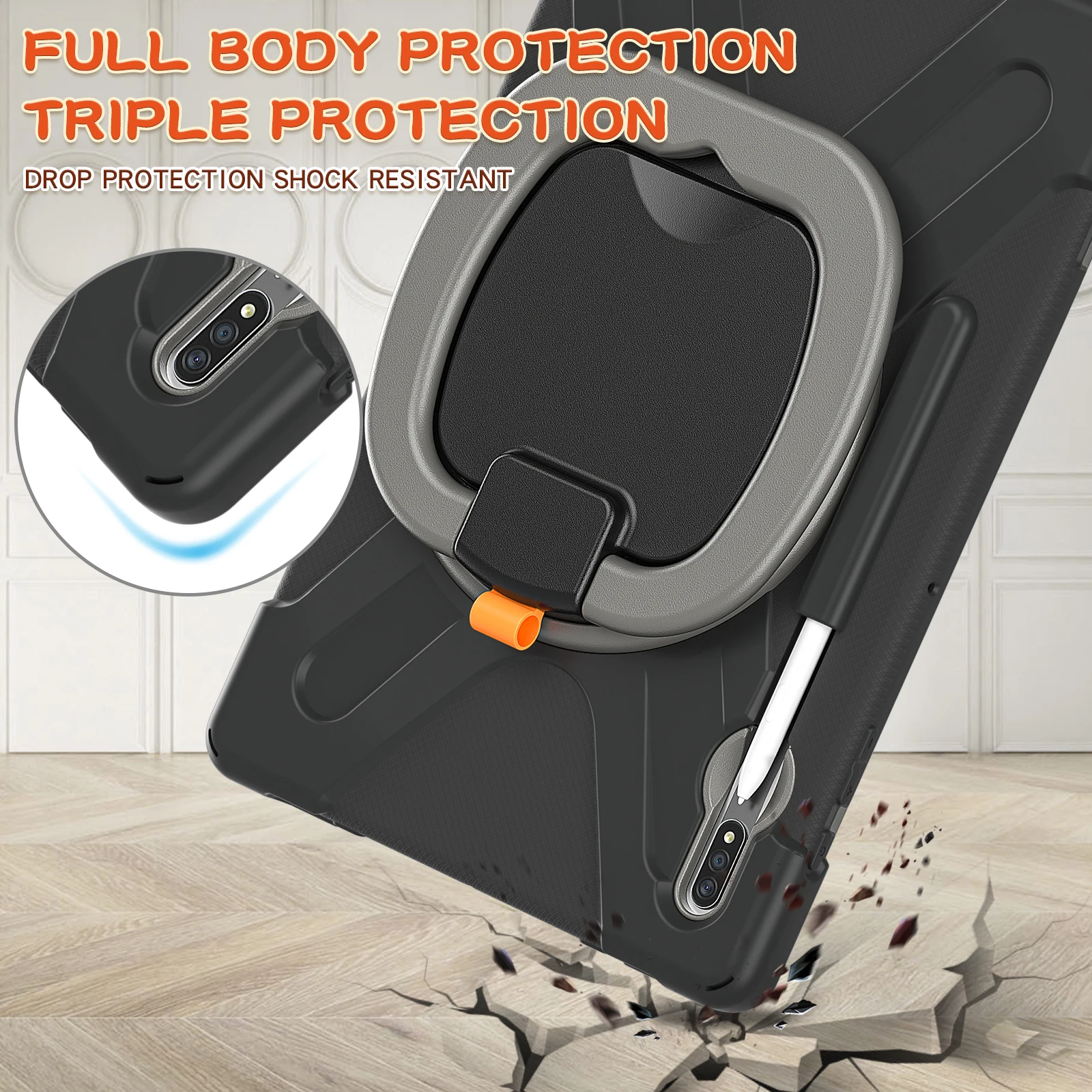 para Samsung Galaxy Tab s8 Ultra s7 Plus fe Case Suporte Magnético Capa com Suporte de Lápis para s6 Lite a 10.1 a8 a7 - Imagem 3