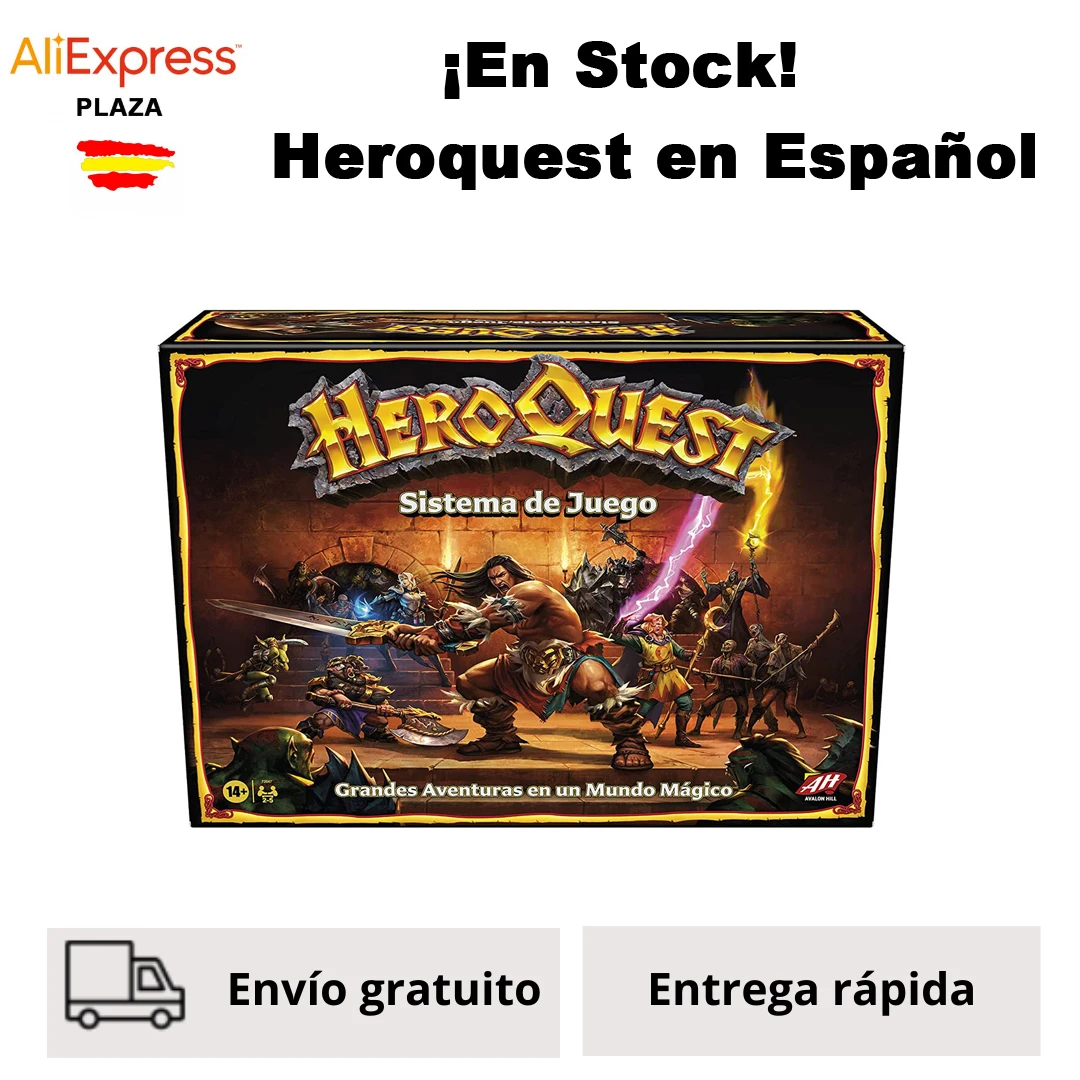 Heroquest table game in Spanish edition. Available in stock Heroquest  edition table game in Spanish - AliExpress