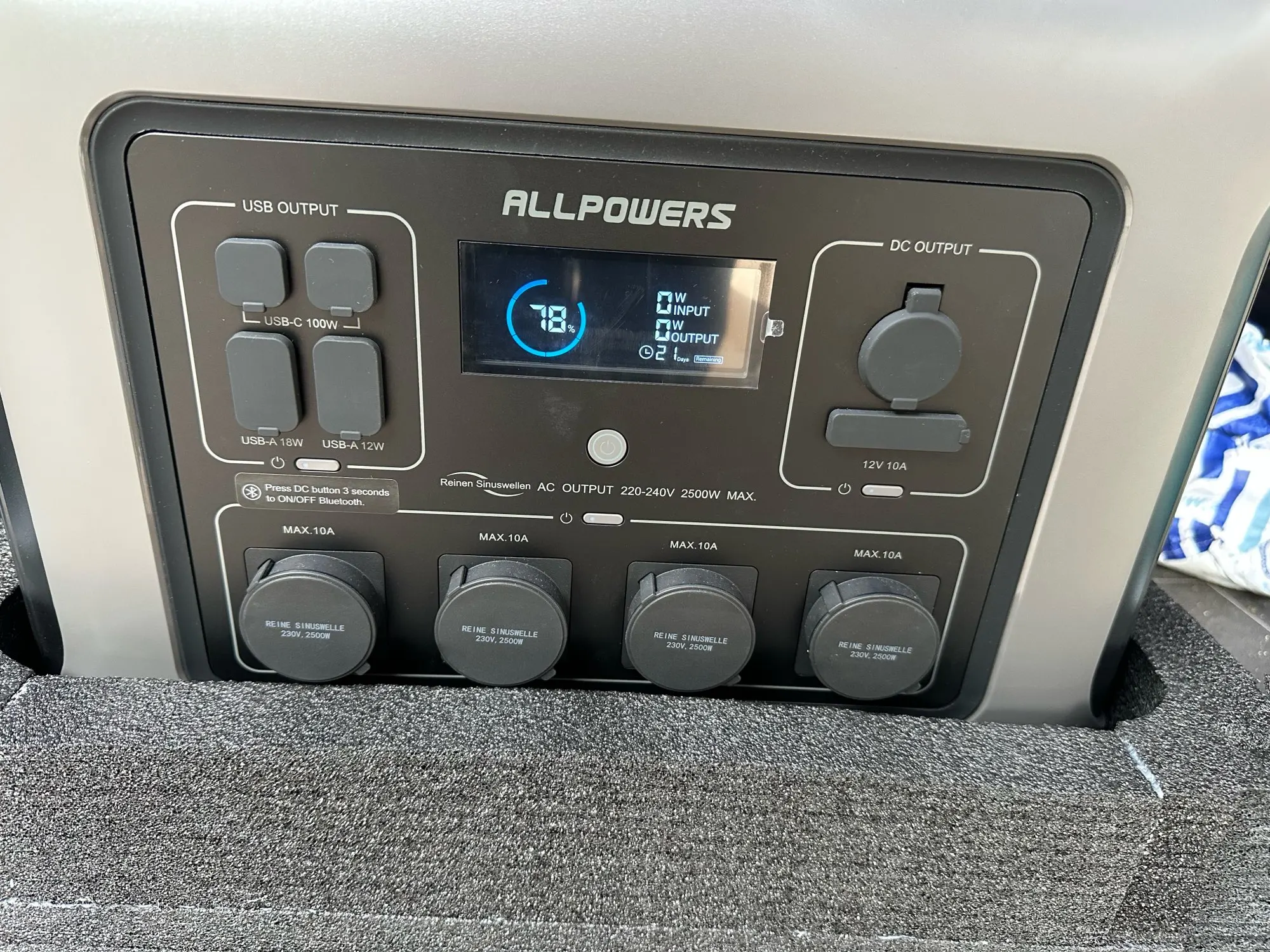 ALLPOWERS R2500 Portable Power Station 2016Wh Expandable to 20kWh LFP Battery 2500W Emergency Household / Outdoor Power Supply photo review