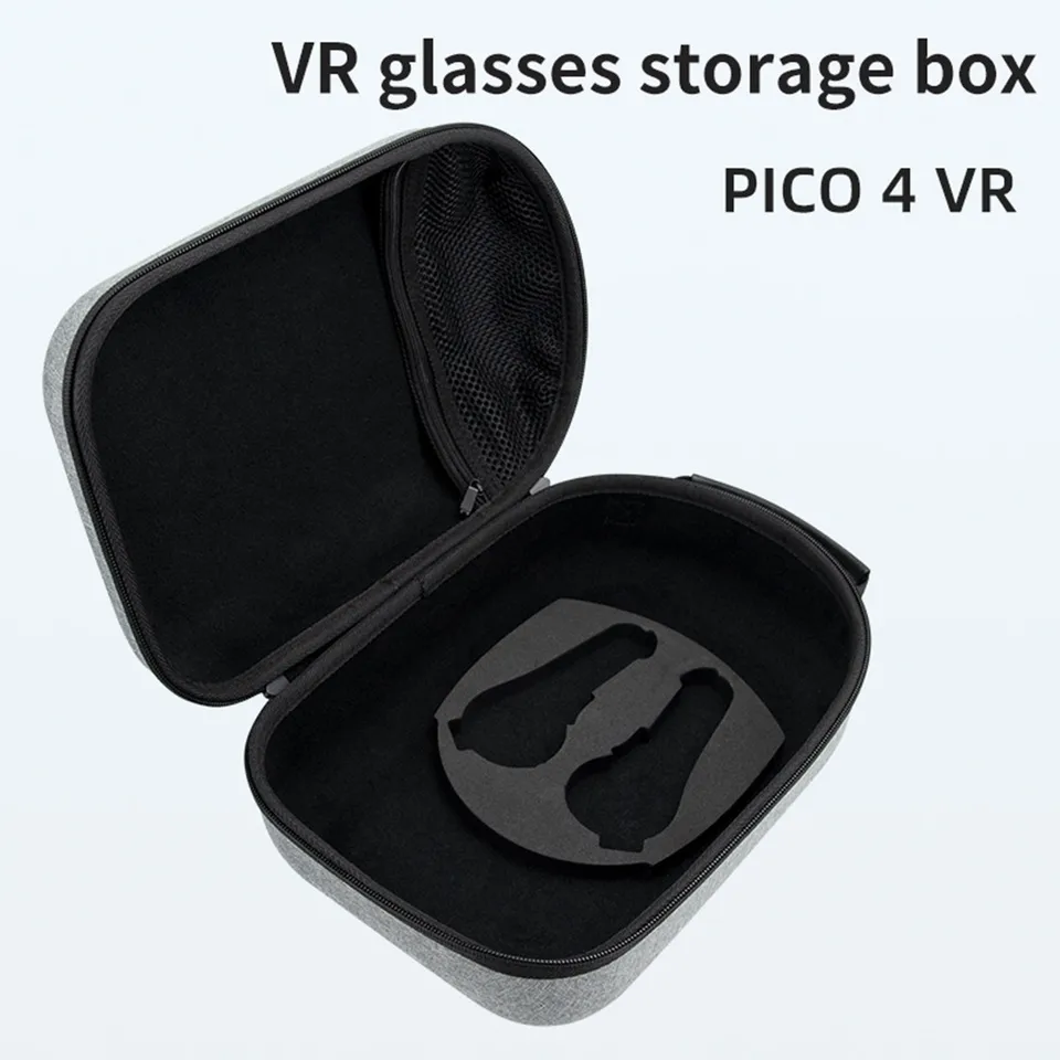 PICO4 128GB 美品 サードパーティ製専用ケース付き PICO4 128/256GB All-in-One VR Headset Glasses White