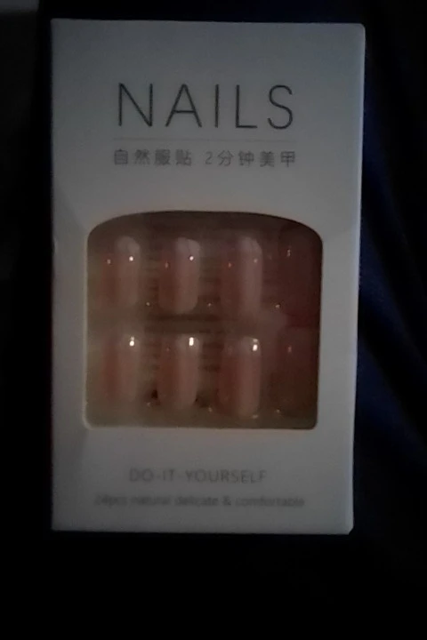 24pcs/set short square fake nails for women cute bride heart white french tips faux ongles y2k press on false nail supplies photo review