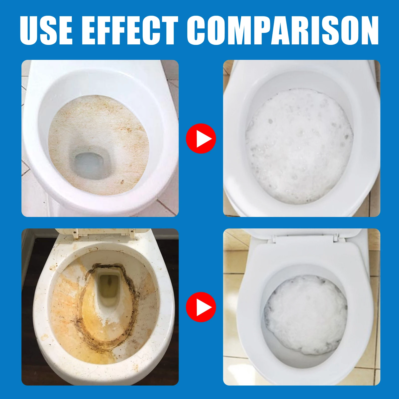 Jue-Fish 110g Toilet Active Oxygen Agent Toilet Dirt Decontamination Cleaning Pipe Dredging Deodorant Fresh Toilet Bowl Cleaner